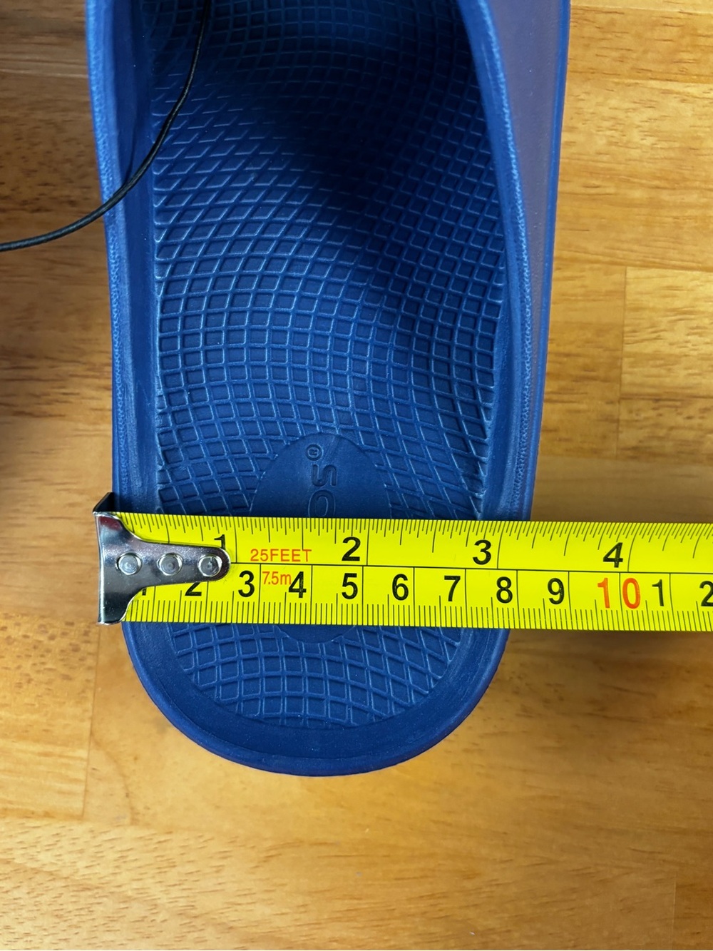 OOFOS Ooahh Navy Blue Slide Sandals Comfort Slip On Women’s 8, Men’s 6 - Picture 10 of 10
